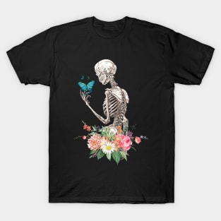 Skeleton Illustration T-Shirt